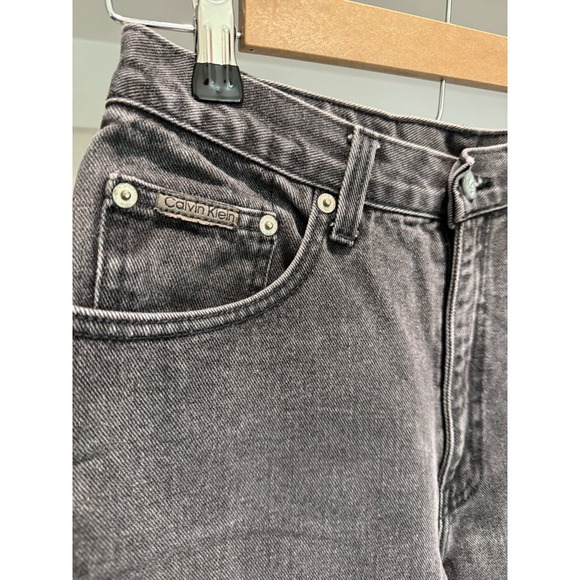 Vintage Calvin Klein Jeans Size 7 Black Straight Leg - Picture 2 of 8